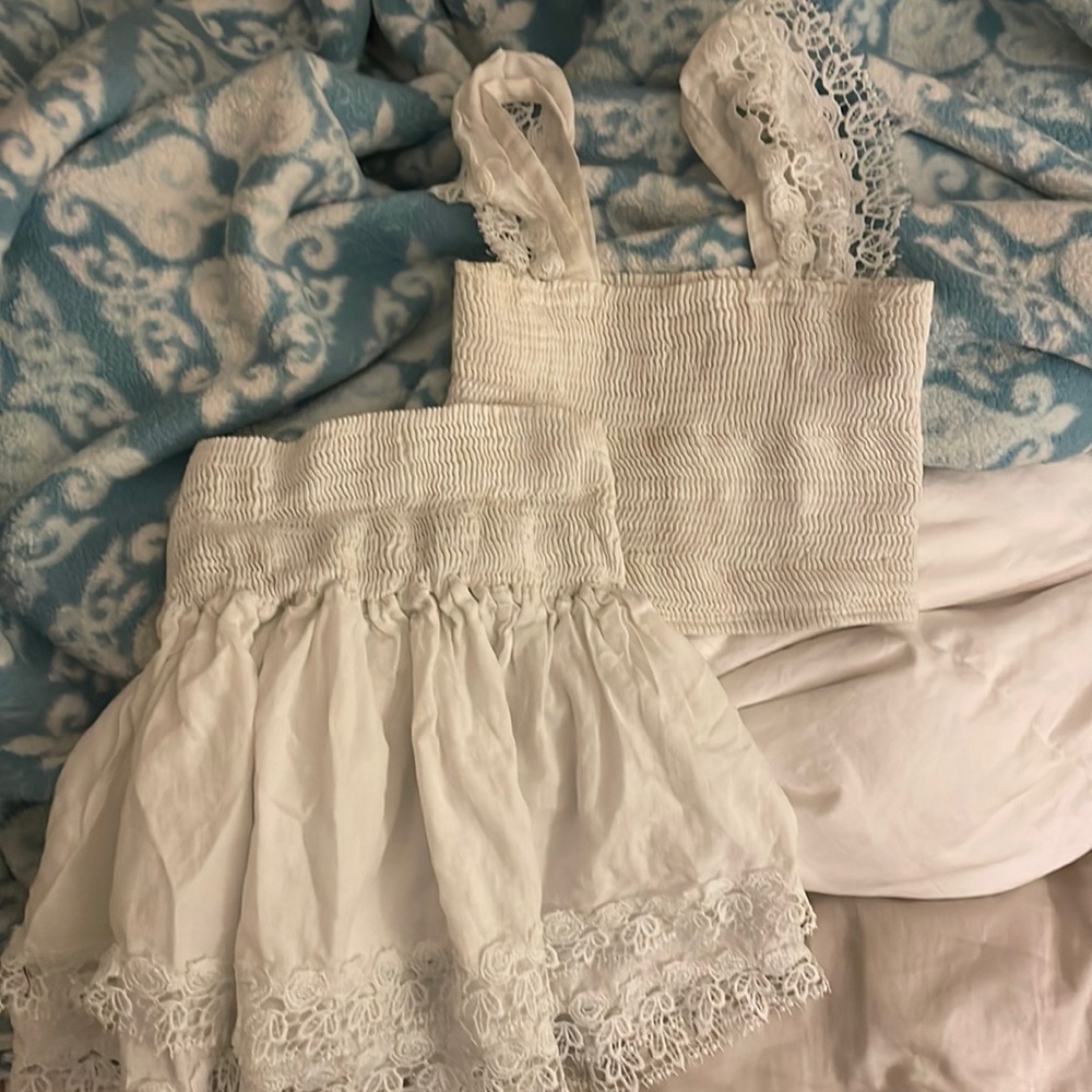 PEIXOTO preppy skirt set